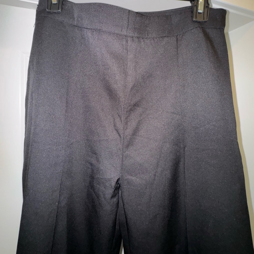 Black Straight Leg Dress Pants - Picture 3 of 4